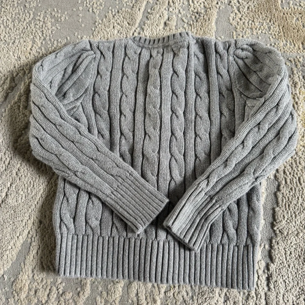 Ralph Lauren sweater cardigan button front cotton long sleeve plaid dress 3T